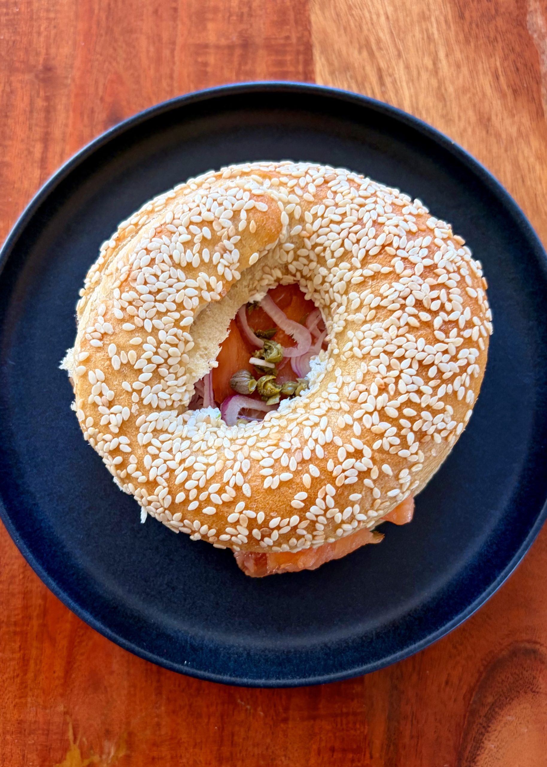 Bagel au saumon fumée Atkins